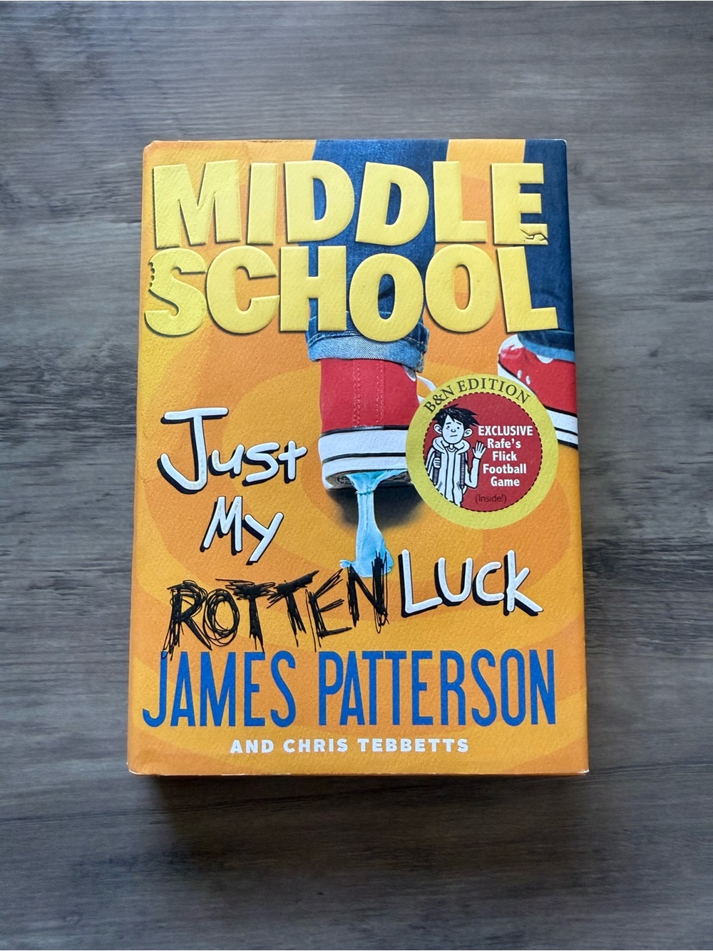 Middle School: Just My Rotten Luck - Orange Cover Kids Book